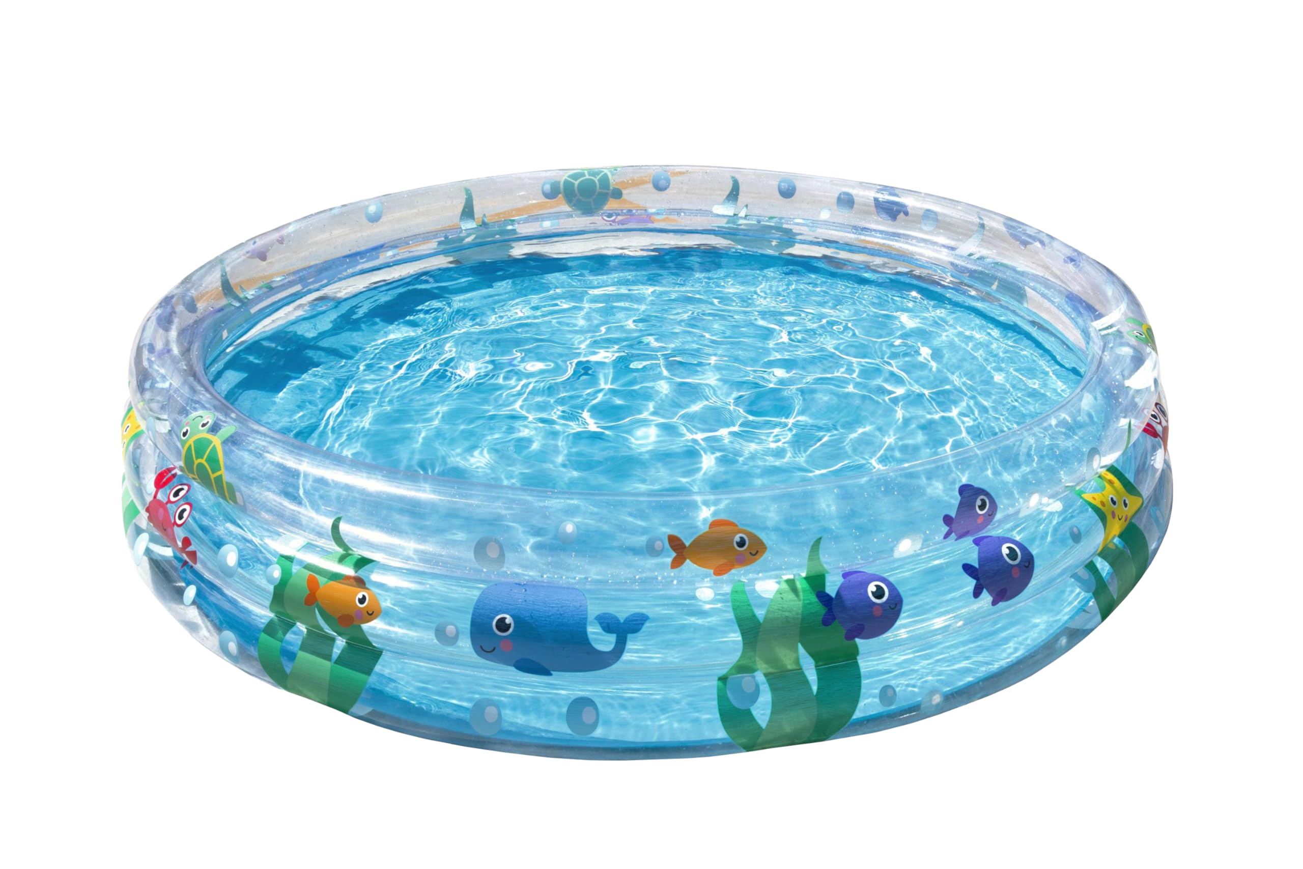 Bestway Ocean Themed Paddling Pool, Inflatable Pool for Kids, Kiddie Swimming Pool, Easy Set Up, Multiple of Designs