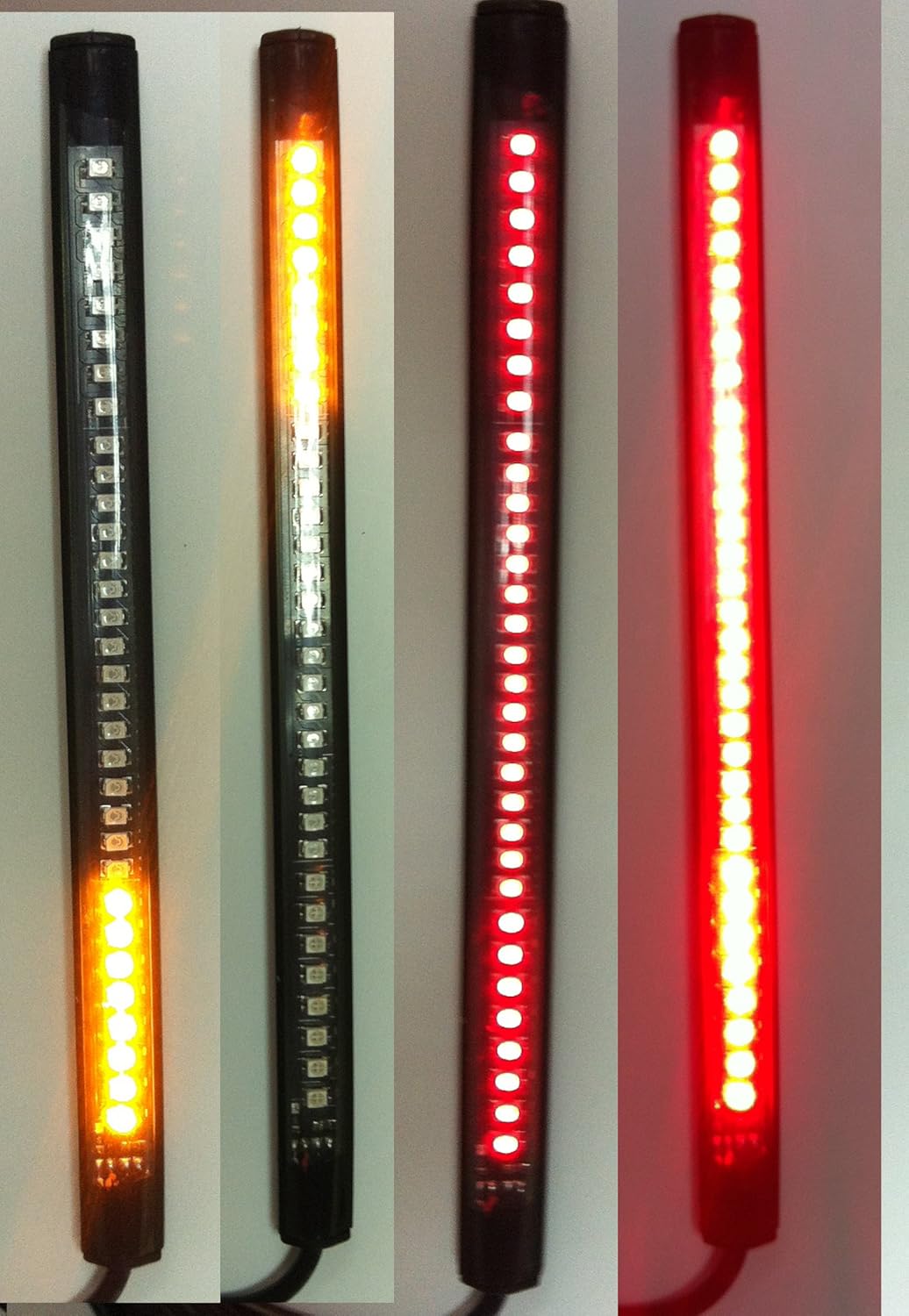 Kingshow 32 SMD LED Flexible Turn Singal Brake Strip Light and Running Tail Light