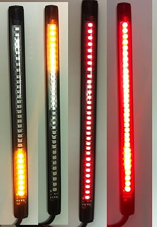 Kingshow 32 Smd Led Flexible Turn Singal Brake Strip Light And Running Tail Light