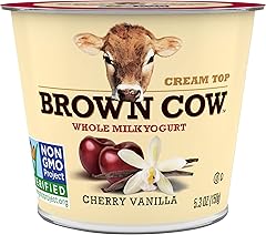 BROWN COW FARM Cherry Vanilla Whole Milk Yogurt, 5.3 OZ