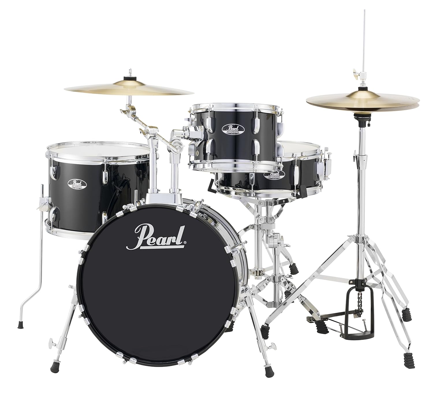 Pearl RS584CC31 Roadshow 4Piece Drum Set, Jet Black Amazon.in
