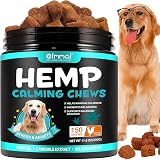 IFUDOIT Dog Calming Treats 150 Count Hemp Melatonin for Dogs Anxiety