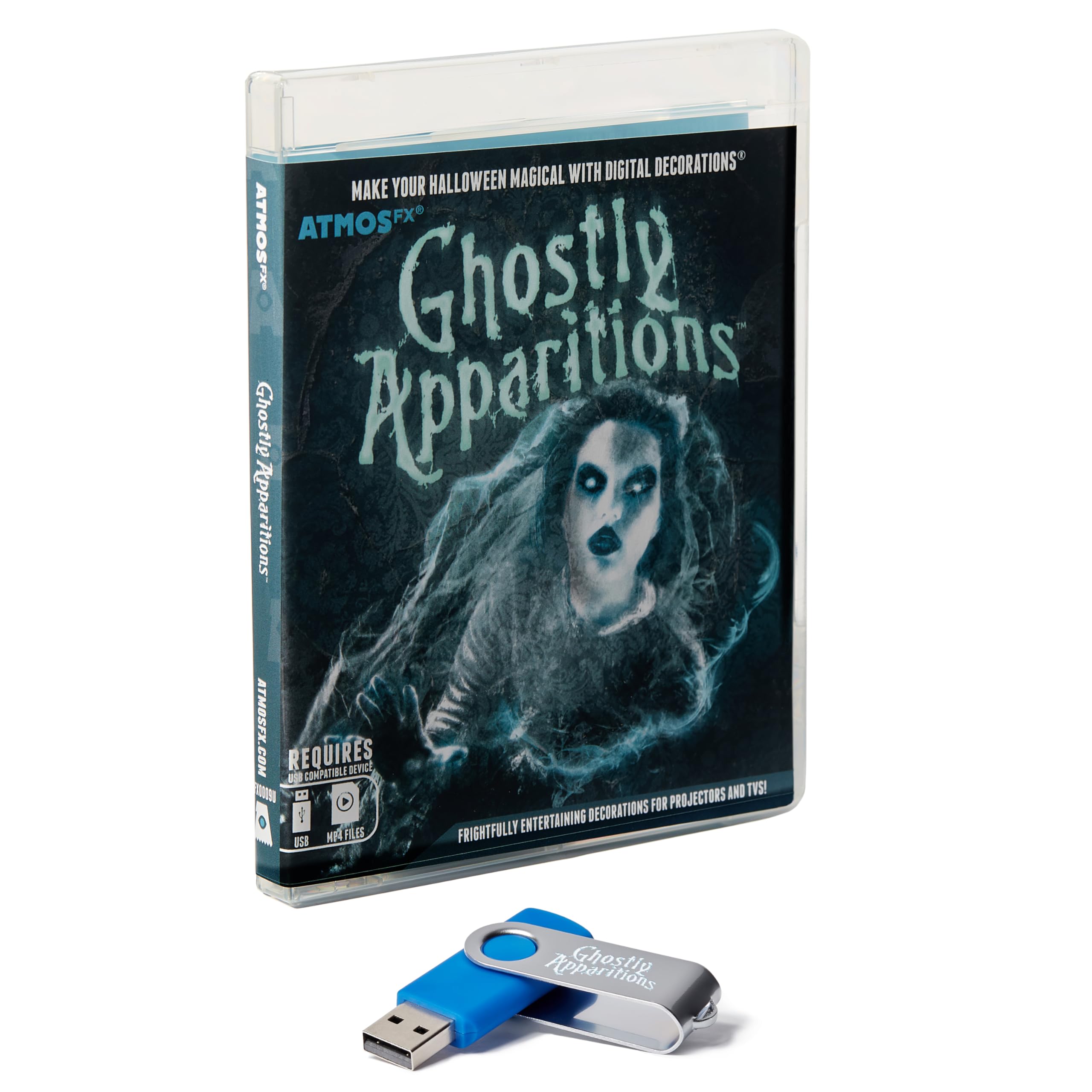 AtmosFX Halloween Digital Decoration USB - Ghostly Apparitions