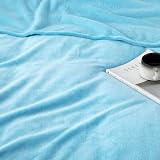 Moonlight20015 Fleece Throw Blanket 130x150 cm Light Blue 400 GSM view 6
