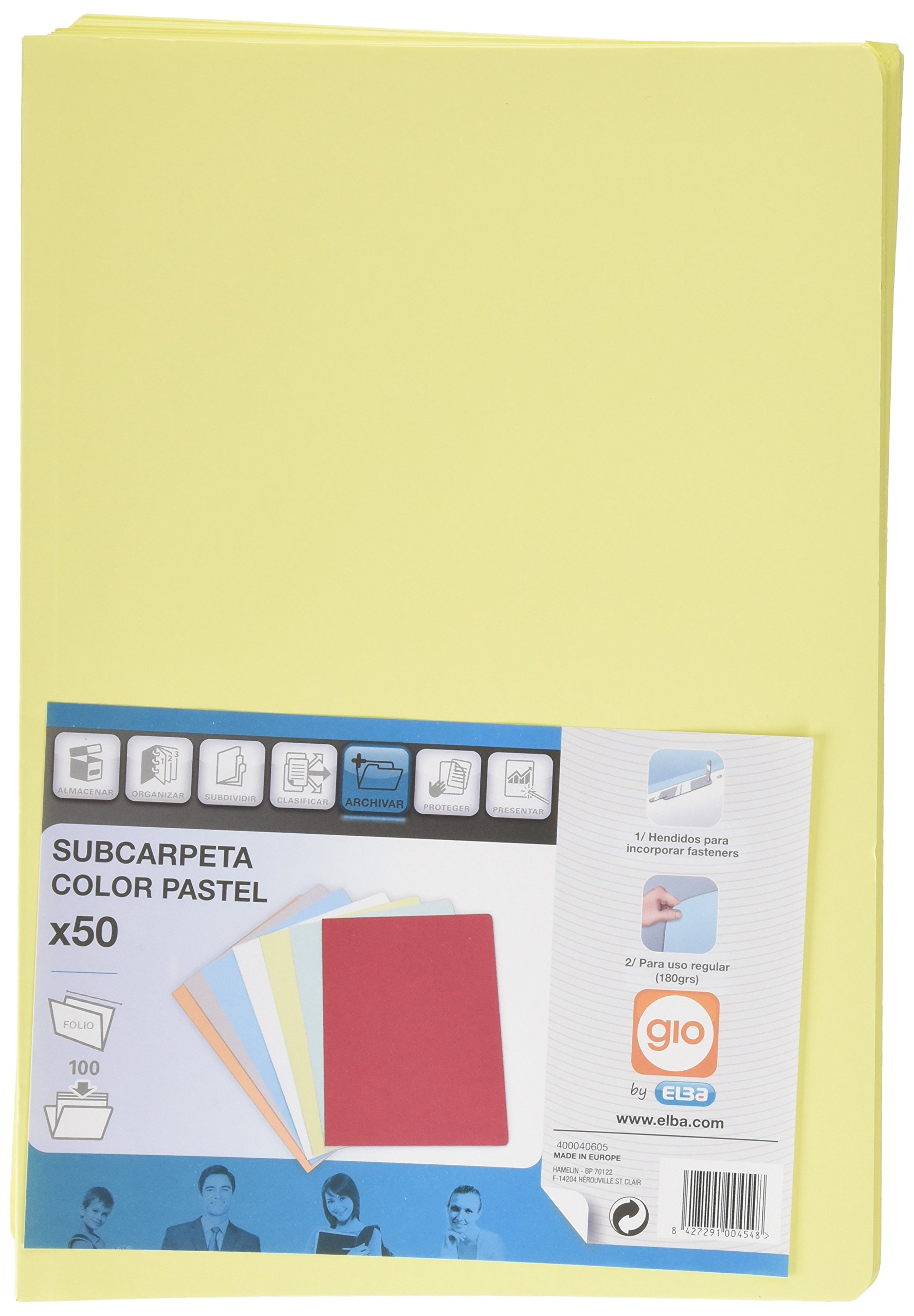 Gio 40605 - Subfolders, Pack of 50