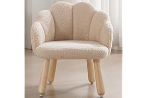 DAYARUS Kid Chair, Shepra Toddler Chairs Comfy Kids Table Chair, Wood Toddler Couch Sofa, Soft Kid Reading Chair, Boy Girls Desk Chairs for Ages 2-5, Kids Armchair for Bedoom/Nursery/Gifts, Khaki