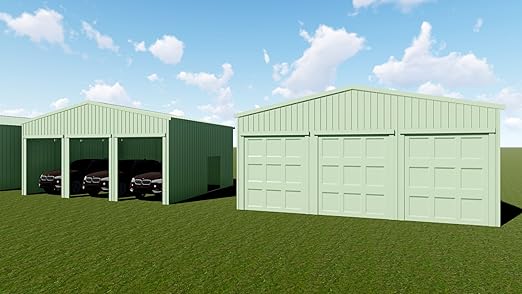 Weizhengheng Wzh With Three Electronic Doors Car Metal Carport