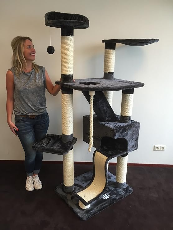 Cat Tree for large cats Kilimandjaro Antracite Amazon Promo cat