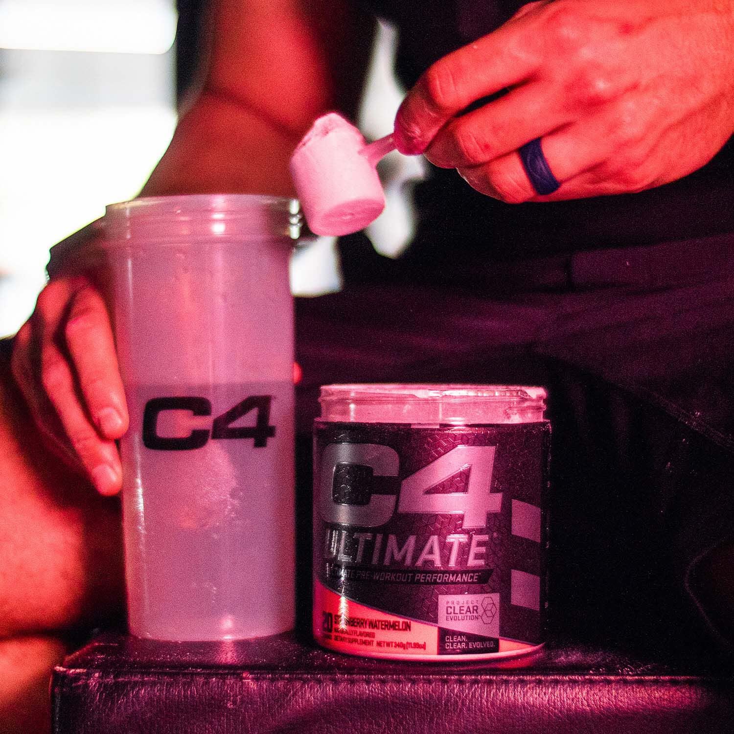 Cellucor C4 Ultimate Pre Workout Powder Strawberry Watermelon - Sugar Free Preworkout Energy Supplement for Men & Women - 300mg Caffeine + 3.2g Beta Alanine + 2 Patented Creatines - 20 Servings