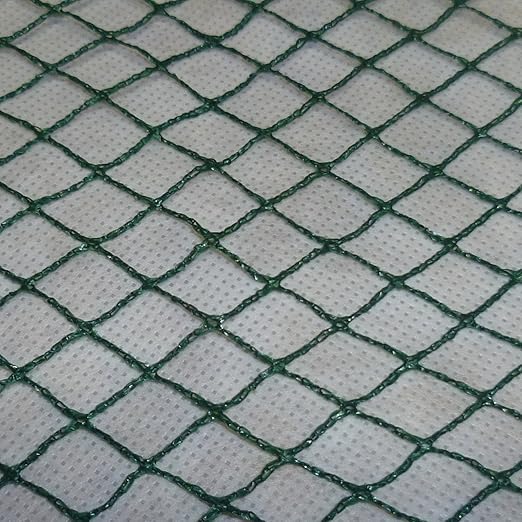 Aquagart® Teichnetz, 3m x 6m, dunkelgrün, engmaschig: Maschenweite 15mm x 15mm, Laubnetz, Teichabdecknetz, Vogelabwehrnetz, R