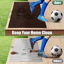 IM HOME Durable Chenille Absorbent Outoor Doormat