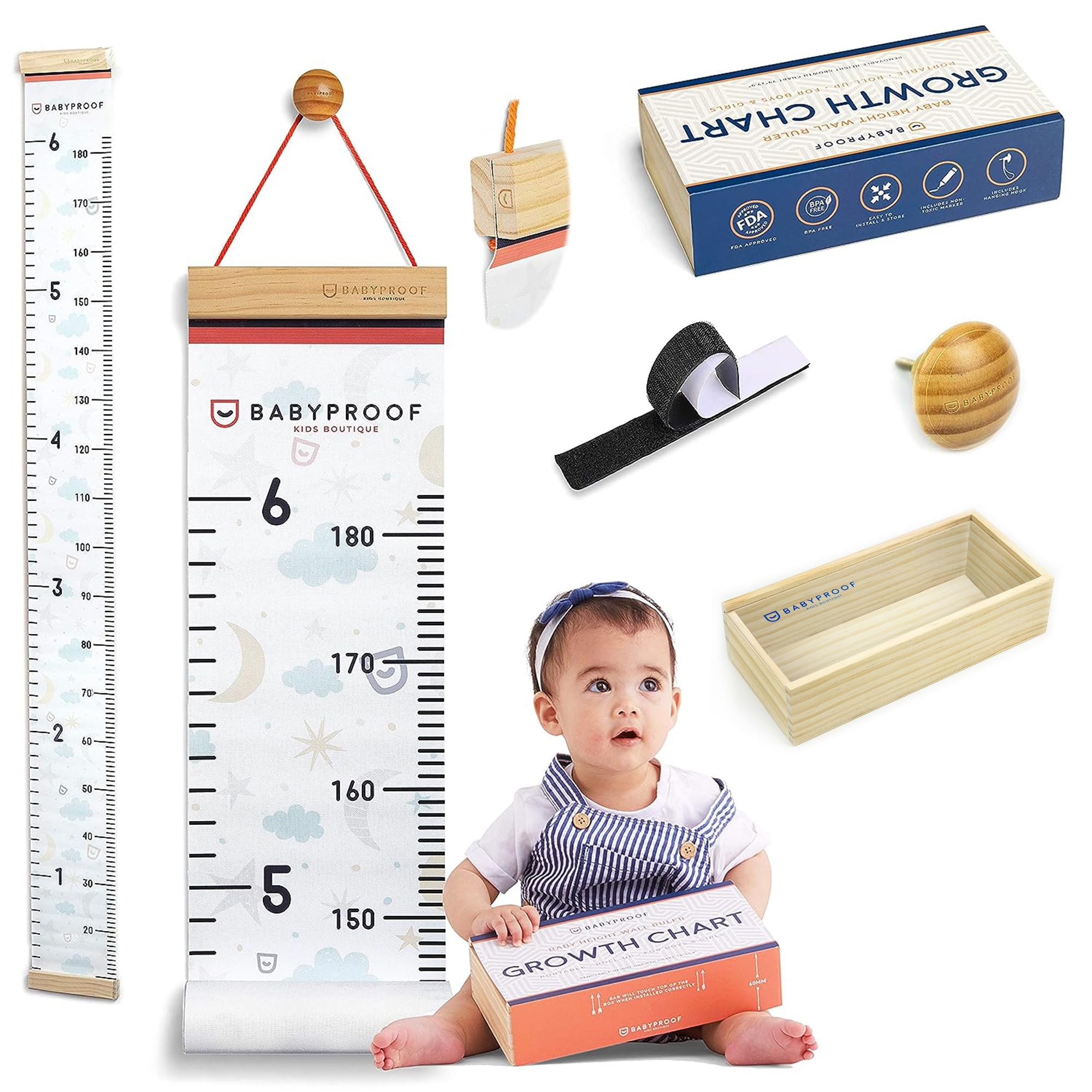 Infant Memory Graph Mua Growth Chart for Kids by Baby Proof - Measuring Height Chart and ...