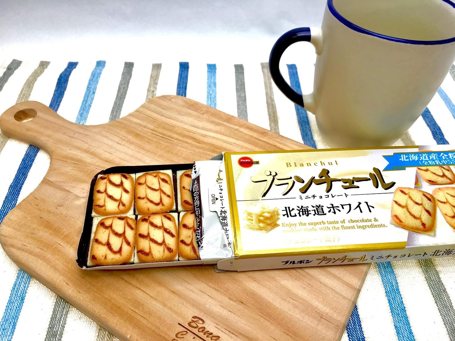 Amazon ブルボン ブランチュールミニチョコレート北海道ホワイト 12個 10袋 ブルボン チョコレート菓子 通販