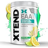 Xtend Scivation EAA + BCAA Powder | Muscle Recovery & Lean Muscle Growth | 9 Essential Amino Acids for Intra Workout or Post Workout Recovery | 10g EAAs Per 2 Servings | Lemon Lime 40 Servings