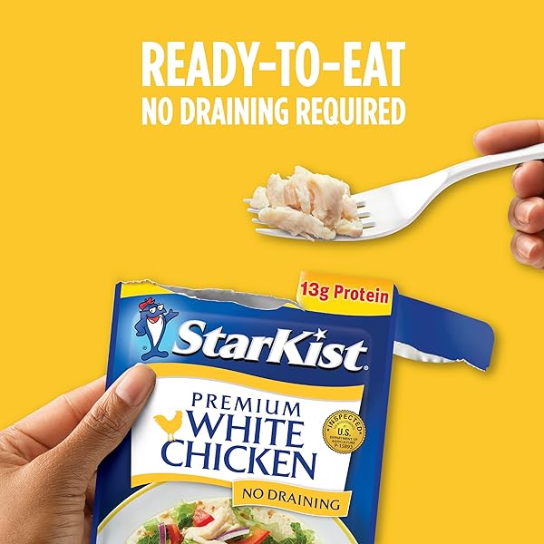 STARKIST PREMIUM WHITE CHICKEN – 2.6 OZ POUCH (PACK OF 1)