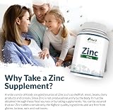 Nu U Nutrition Zinc Tablets 40mg - 365 Vegan Easy Swallow - UK Made view 7