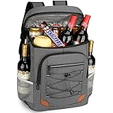 AMNOW Backpack Cooler Insulated Leak Proof for Men Women 36 Cans Soft Cooler Backpack Insulated Waterproof Large Capacity Coolers Bag Portable for Lunch Camping Travel Picnic Hiking