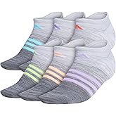 adidas Womens Superlite No Show Socks (6-pair)