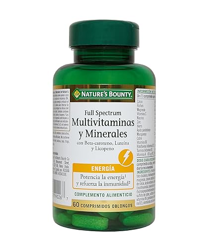 Natures Bounty Full Spectrum Multivitaminas y Minerales - 60 Comprimidos