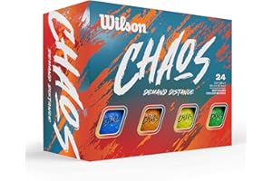 WILSON 2024 Chaos Golf Balls - 24 Balls