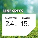 Oregon Star Shaped 2.4mm Strimmer Line with Aluminium Particles 15 m view 2