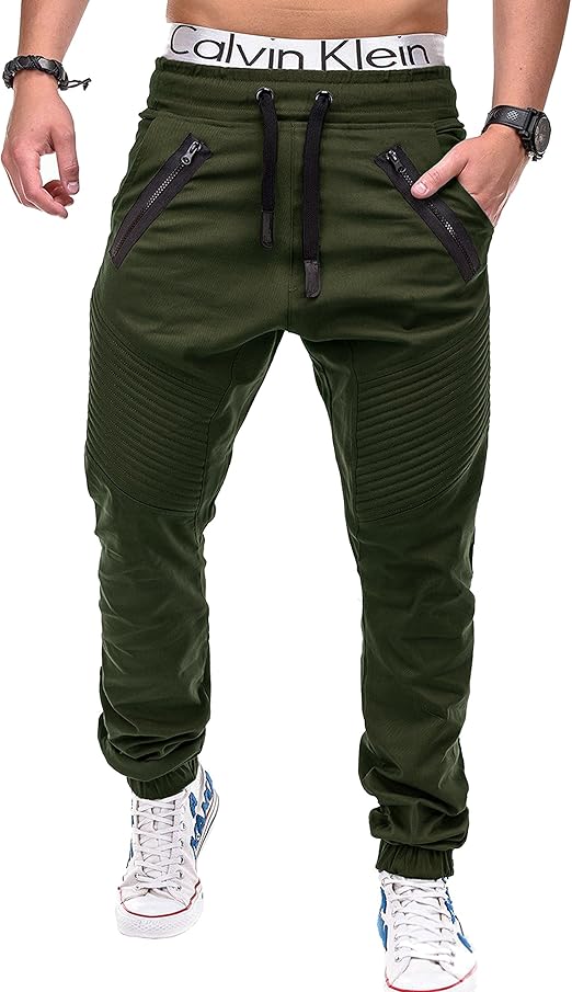 match men's chino jogger pants