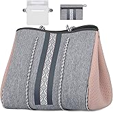 IBFUN Neoprene Bag, Large Multipurpose Beach Bag Neoprene Tote Bag with Inner Pocket for Women/Pool