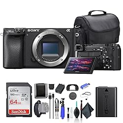 Sony a6400 Mirrorless Camera ILCE-6400/B, 64GB