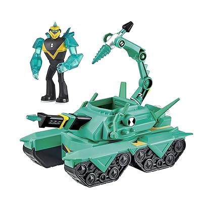 BEN10 Diamondhead Driller Tank Vehicle w/Figure