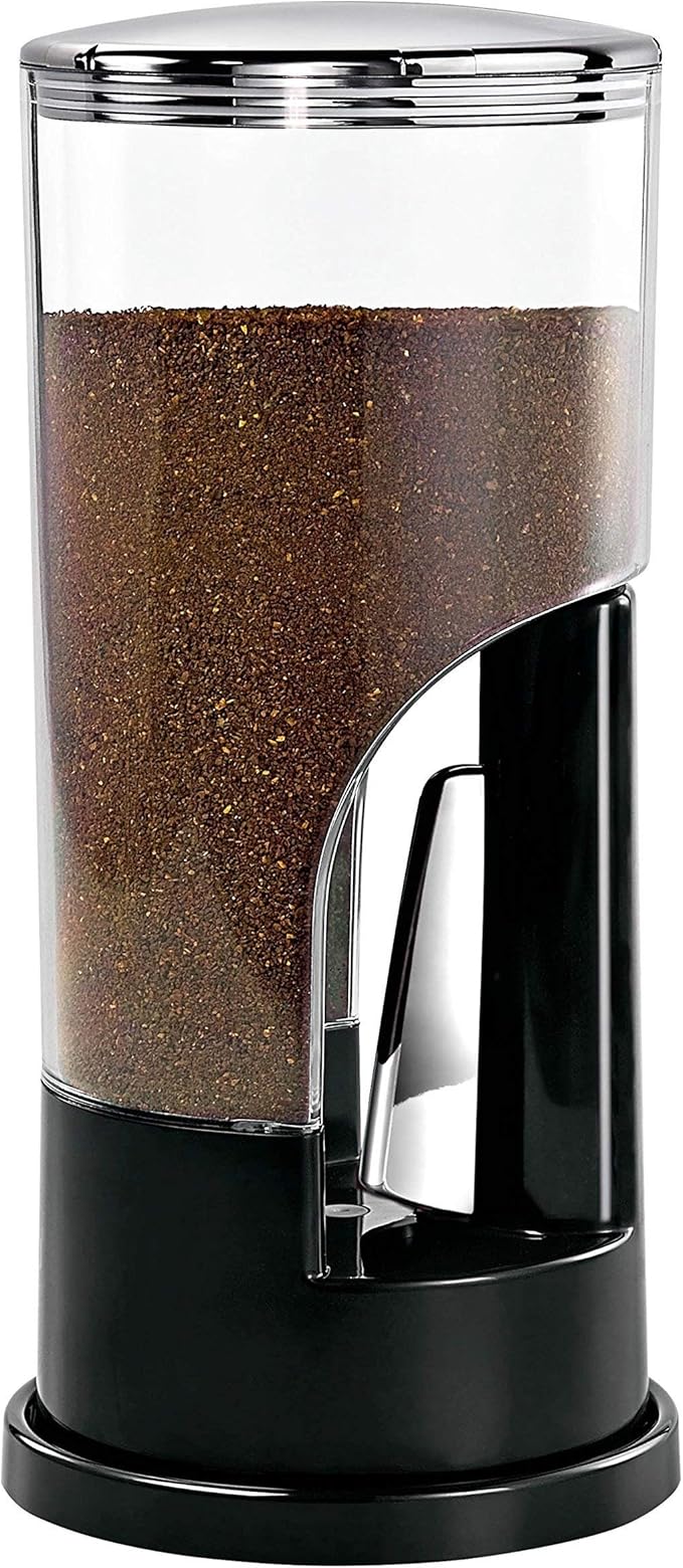Amazon Com Zevro Indispensable 1 2 Pound Capacity Coffee Dispenser Black Food Dispensers Kitchen Dining