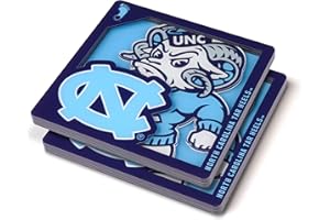 YouTheFan NCAA NCAA 3D Logo Series Coasters