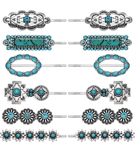 Amazon.com : 6 Pcs Western Ponytail Holders Western Hair Tie  display picture 3