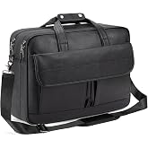 Boardingblue Men's Leather Messenger Bag, 15.6 Inches Laptop Briefcase Business Satchel Computer Handbag Shoulder Bag for Men