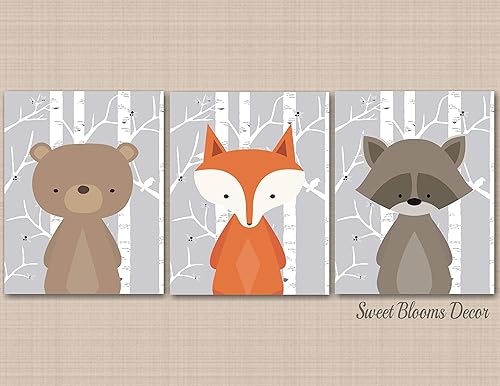 raccoon nursery decor