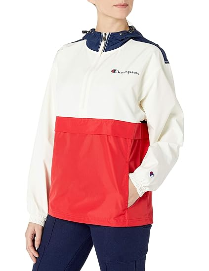 red champion packable jacket