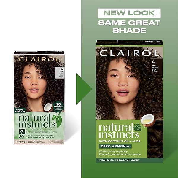 CLAIROL NATURAL INSTINCTS DEMI-PERMANENT HAIR DYE, 8 MEDIUM BLONDE HAIR COLOR, PACK OF 1