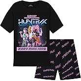 KPop Demon Hunters Officially Licensed 2-Pc Pajamas Set Girls, 5–14 Yrs, Soft PJs Lounge Set T Shirt Shorts, Gifts for Girls