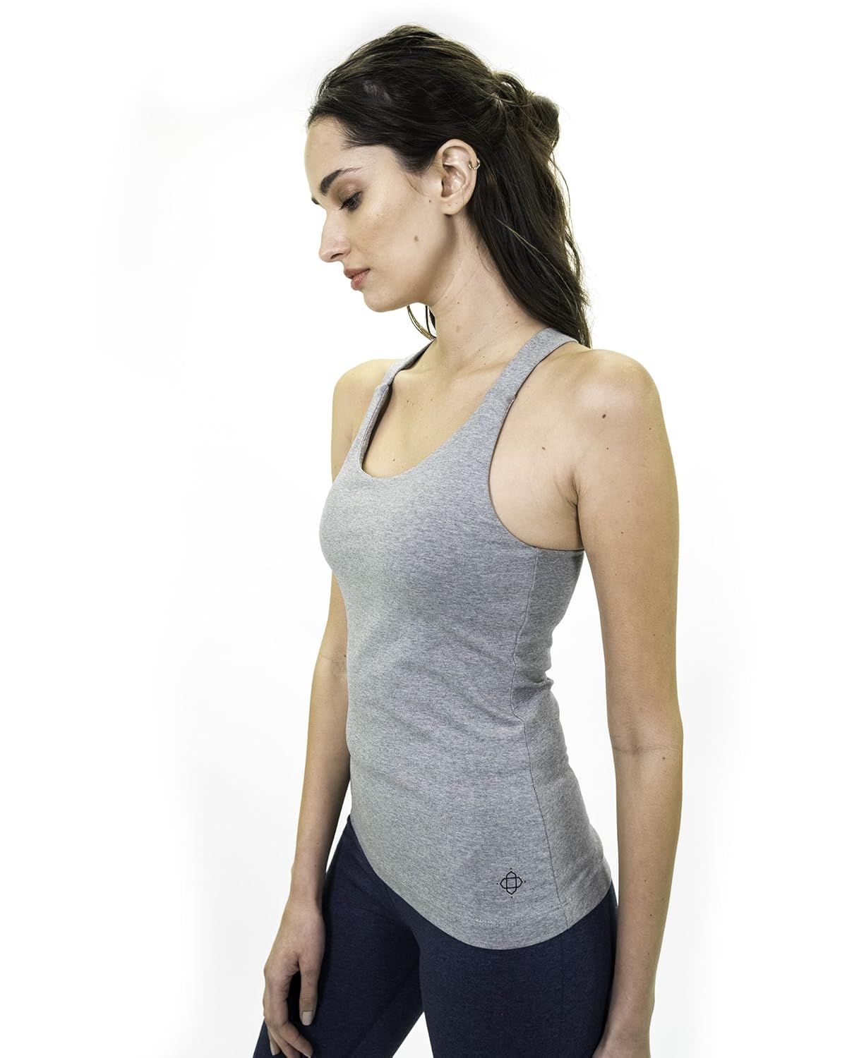 satva sports cami top for women (premium organic cotton)