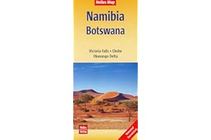 Namibia - Botswana 1:1.500 000 Nelles Map (English, French and German Edition)