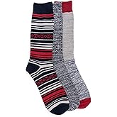 MUK LUKS mens 3 Pair Pack Microfiber