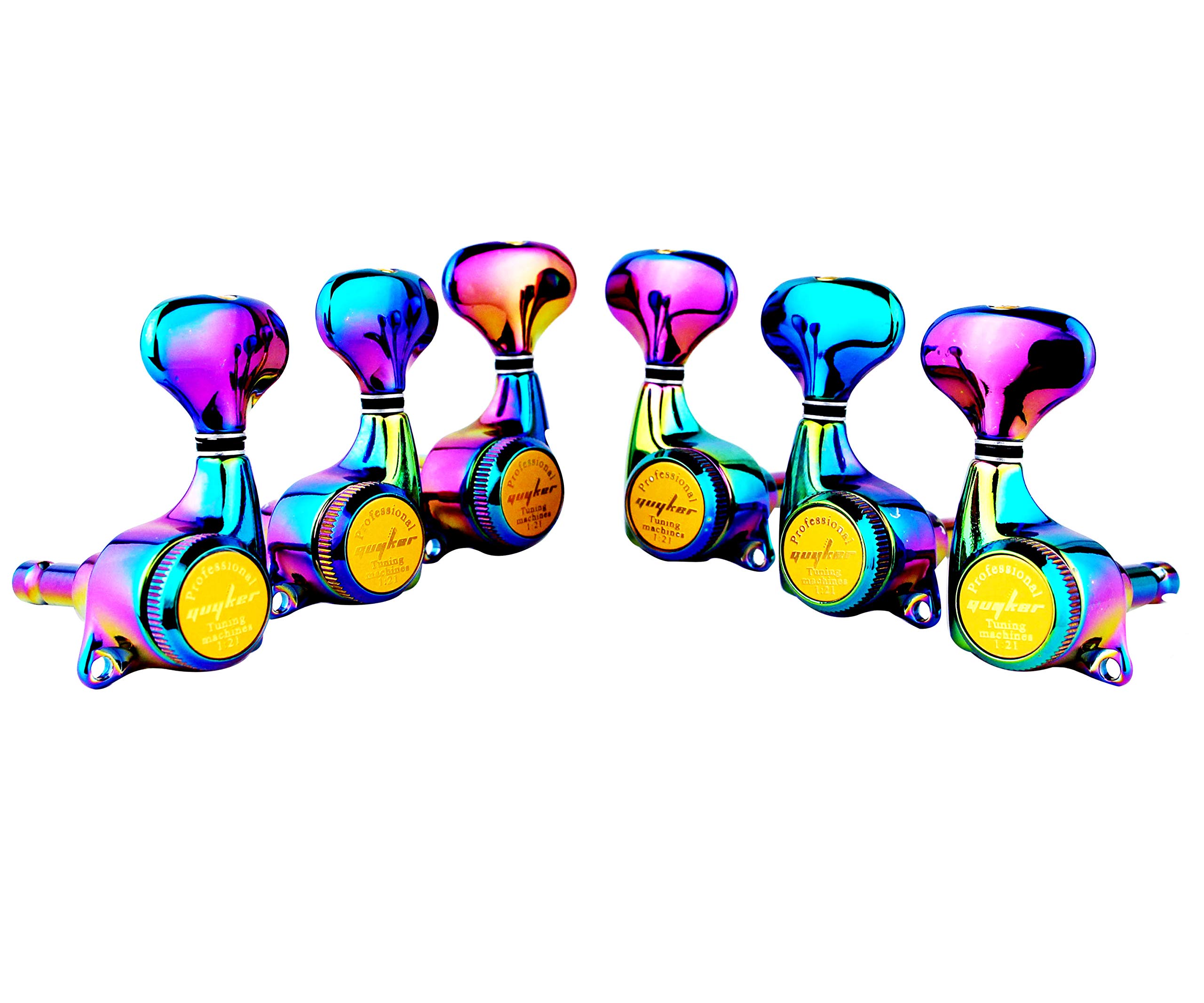 Guyker 6Pcs Guitar Locking Tuners (3L + 3R Handed) – 1