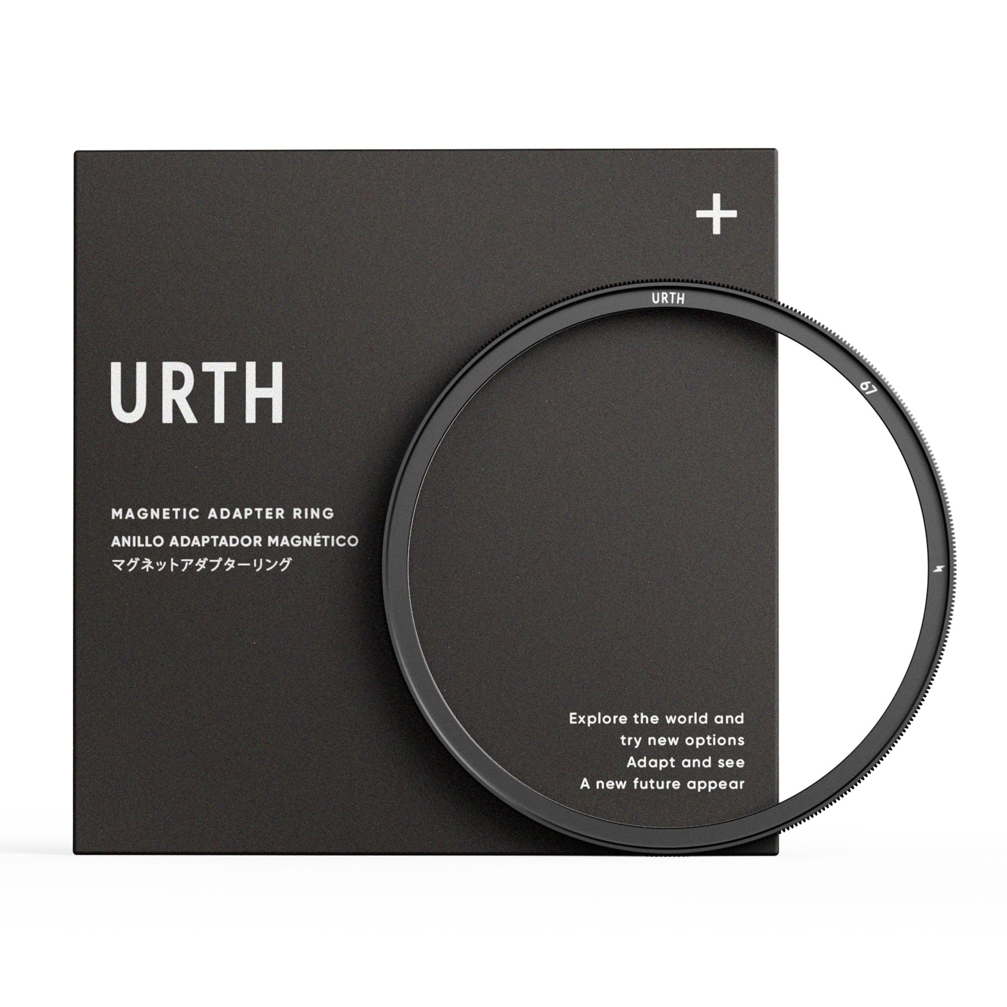 Urth 67mm Magnetic Lens Filter Adapter Ring — Screw-In Adapter Ring for Converting Camera Lens to Magnetic Filter System