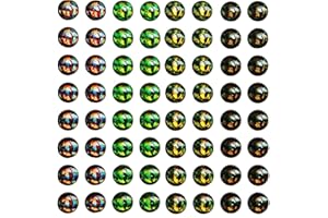 Tigofly 224 pcs 4 Colors 5mm 3/16" 4D Fish Eyes Sticky Fishing Lure Realistic DIY Crafts for Hooks Baits Fly Tying Materials