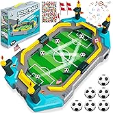 juman Soccer Board Game for Kids, Mini Foosball Table Game with Electronic Score Counter, Football Games Board for Indoor Home Party,Pinball Interactive Birthday Gift Toys for 3 4 5 6 7 8-12 Year Old