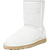 AUSLAND Genuine Suede Women's Classic Snow Boots Waterproof Winter Boot