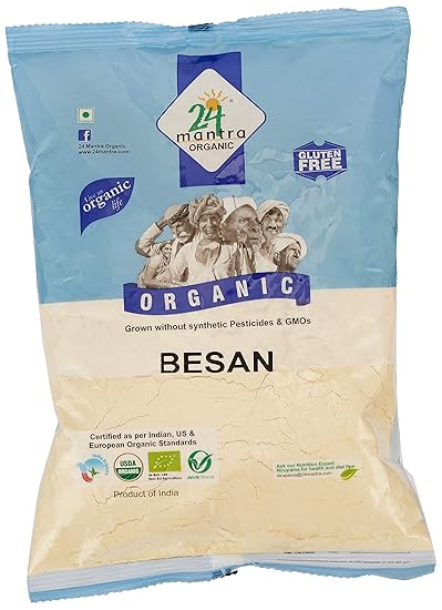 24 Mantra Organic Besan (Gram) Flour, 500g