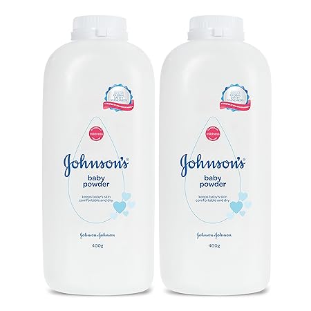Johnsons Baby Powder for New Born Combo Offer Pack, 2 x 400g
