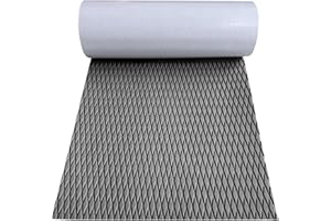 Hjdeck Boat Flooring EVA Foam Boat Decking Marine Carpet Non-Slip Decking Sheet Self-Adhesive Marine Flooring for Fishing Boat Kayak Yacht RV Swimming Pool Golf Cart 94.5"x23.6"/16.1"/11.8"