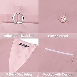 Barry.Wang Mens Pink Suit Vest Formal/Leisure