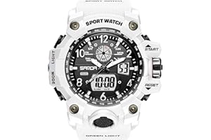 KXAITO Men's Watches Sports Outdoor Waterproof Military Wrist Watch Date Multi Function Tactics LED Alarm Stopwatch